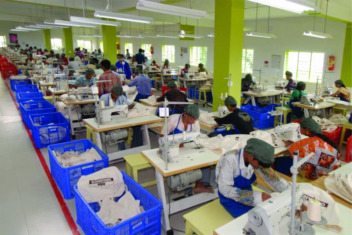 A picture of BIDBI factories in India 