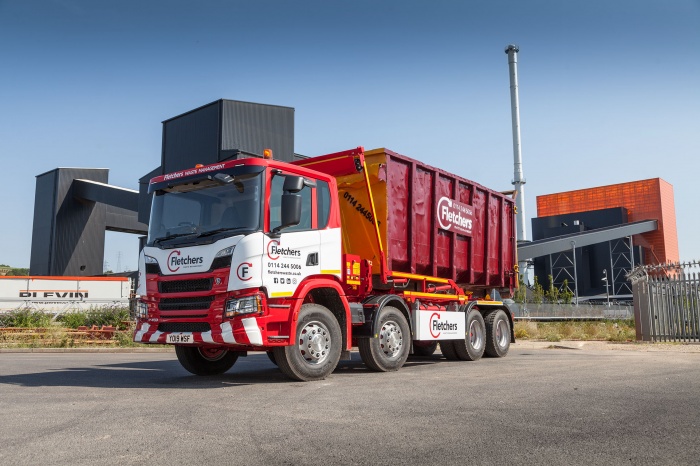 Fletcher's Waste Management Truck