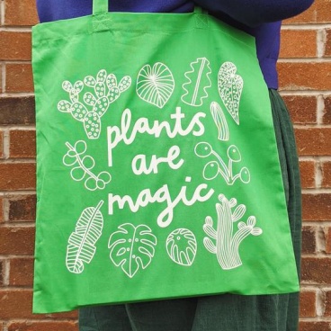 Green Bag stating 