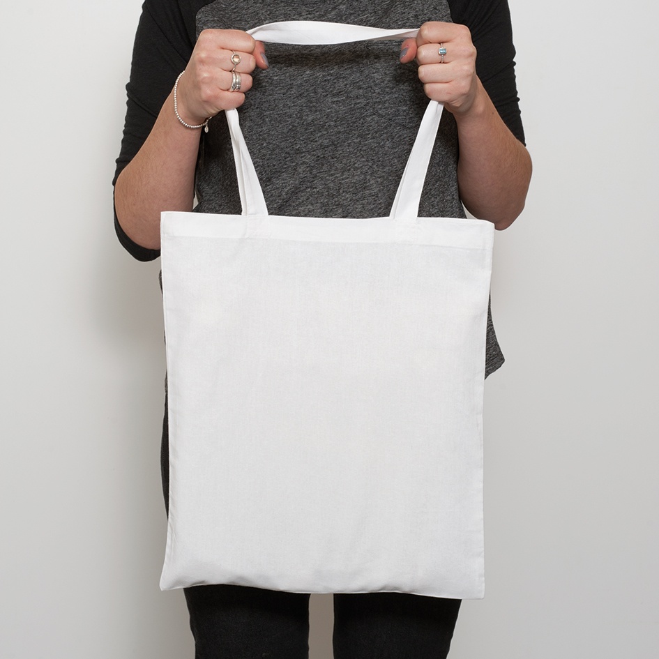 White Cotton Tote Bag