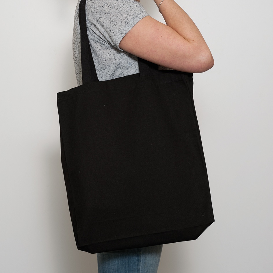 Black Luxury Shopper Bag