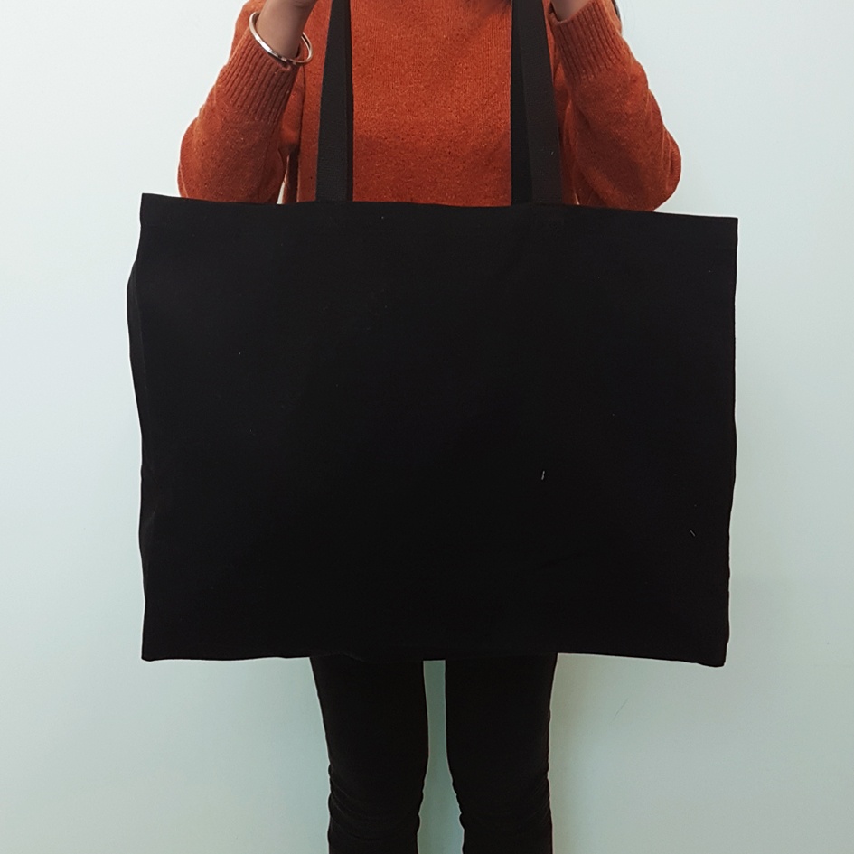 Black Super Shopper Bag