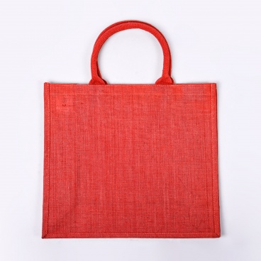 Large Red Jute Bag