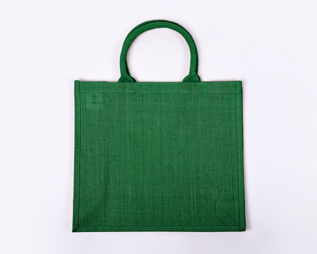 Large Green Jute Bag