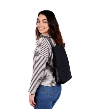 Denim Backpack Shopper Bag