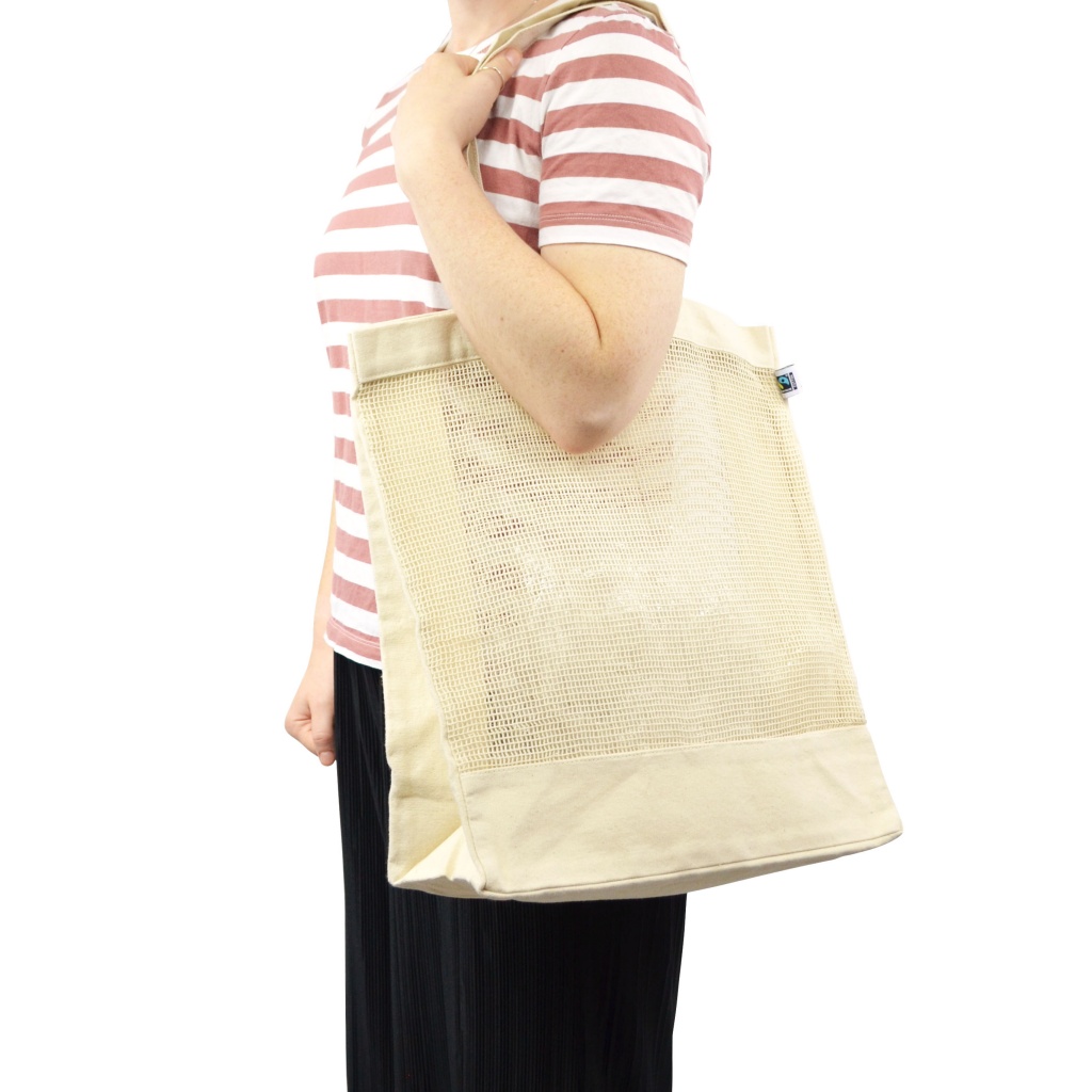 Fairtrade & GOTS Organic Luxury Mesh Shopper