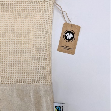 Fairtrade & GOTS Organic Small Mesh Pouch