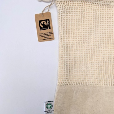 Fairtrade & GOTS Organic Small Mesh Pouch