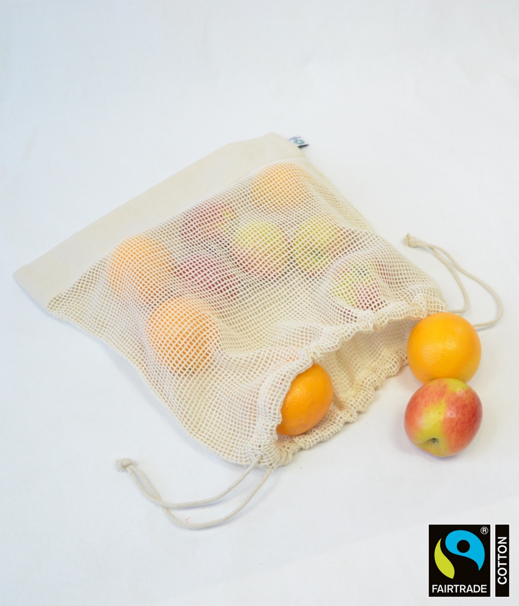 Fairtrade & GOTS Organic Large Mesh Pouch