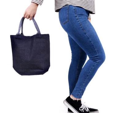 Denim Bucket Bag