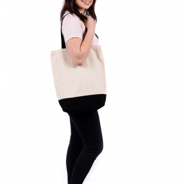 Contrast Shopper Bag