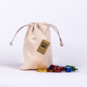 Premium Mini Fairtrade & GOTS Organic Drawstring Bag