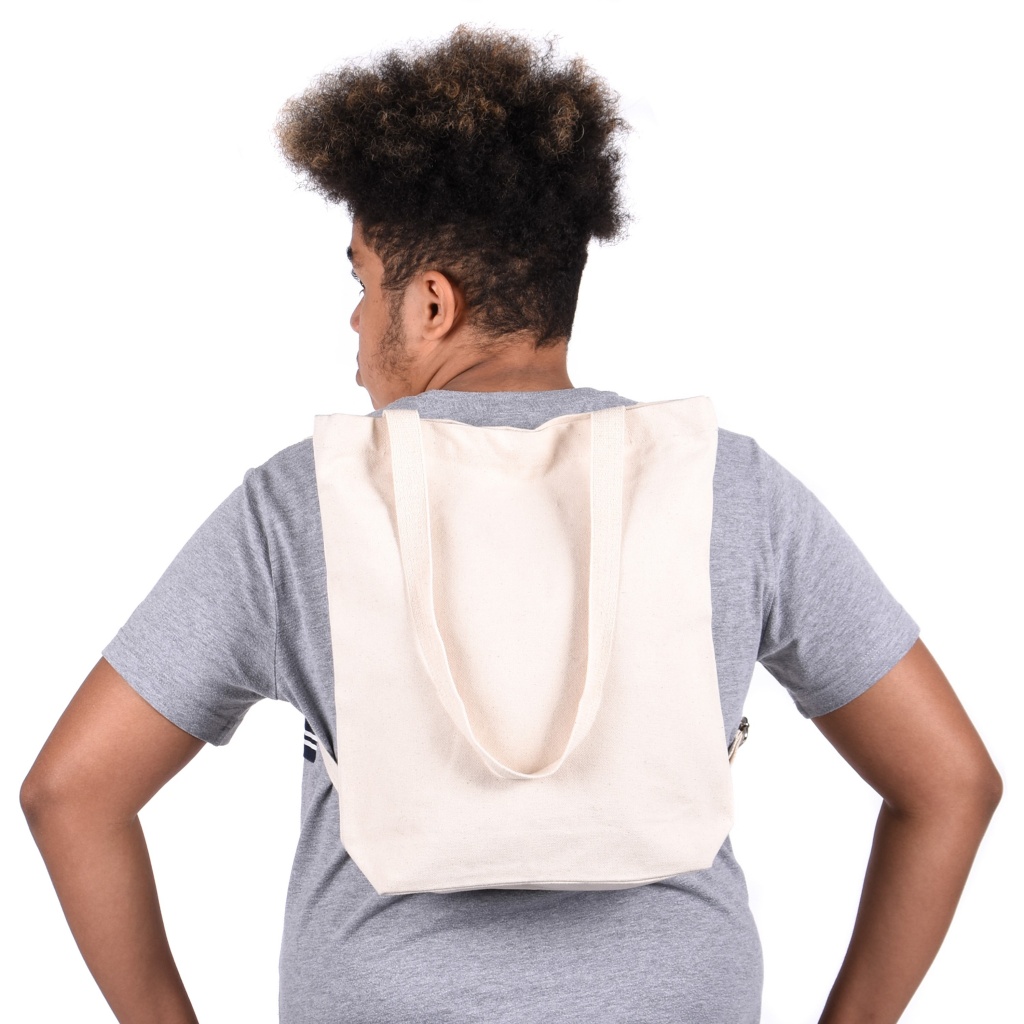 Canvas Backpack Shopper