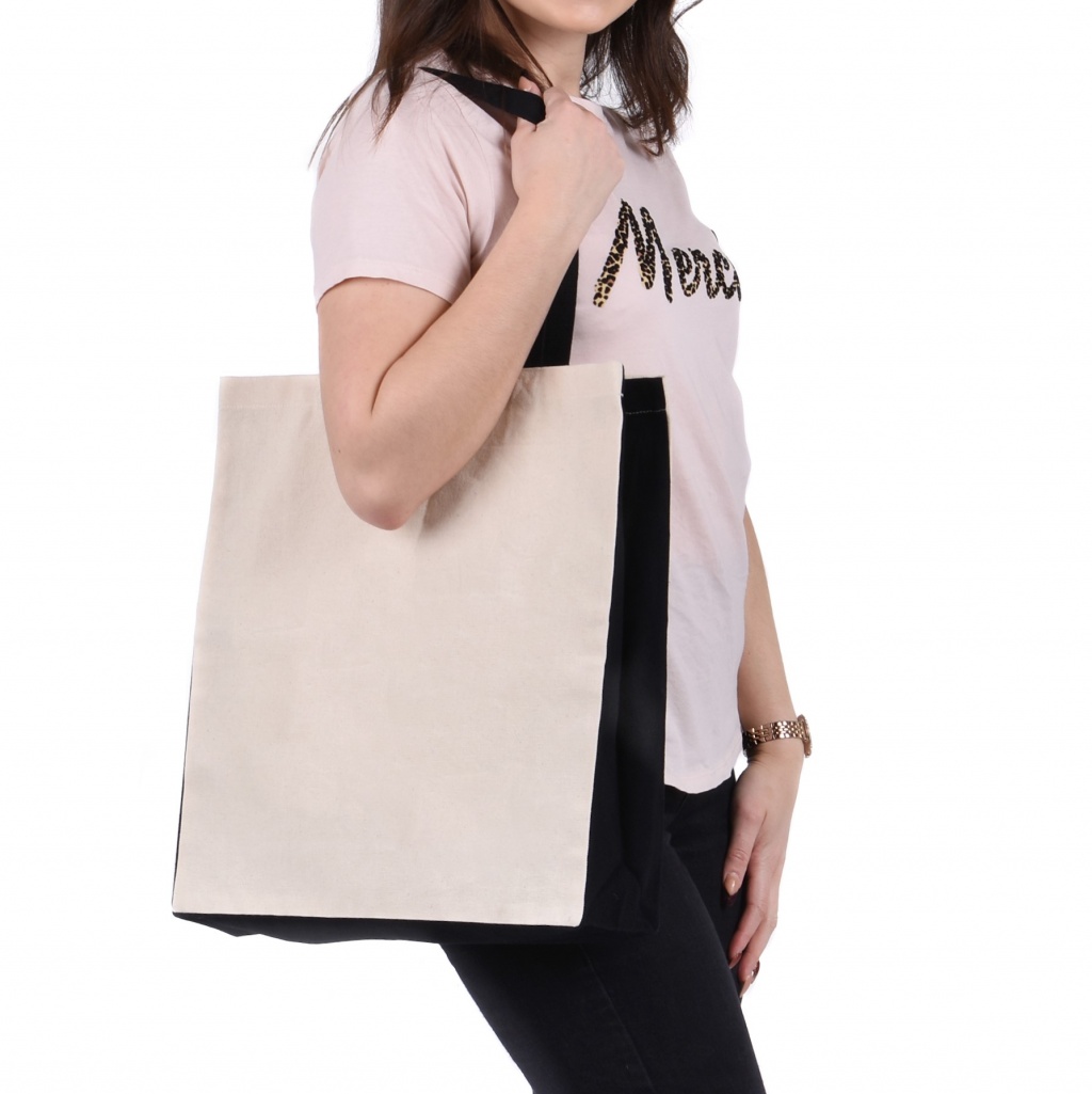 Contrast Luxury Shopper Bag