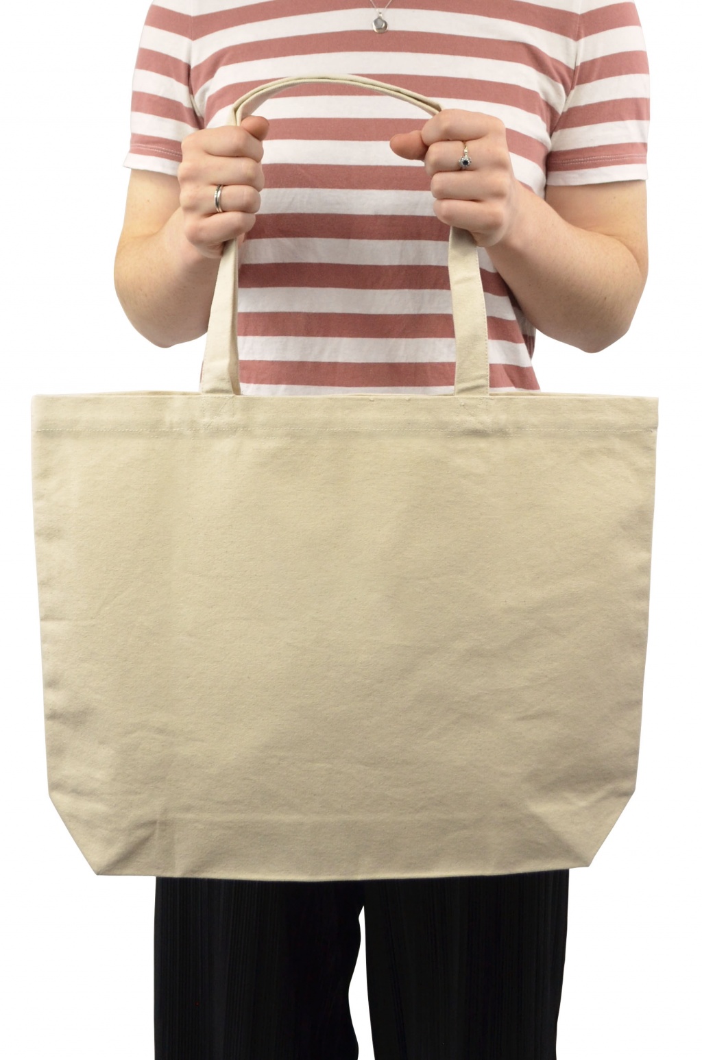 Premium Cotton Canvas Large Shopper Bag