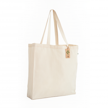 RPET NATURAL SHOPPER BAG 