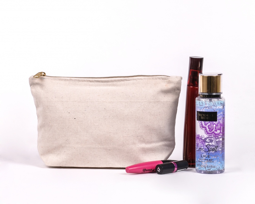 Toiletry Bag with Gold YKK Zip