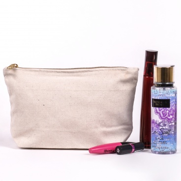 Toiletry Bag with Gold YKK Zip