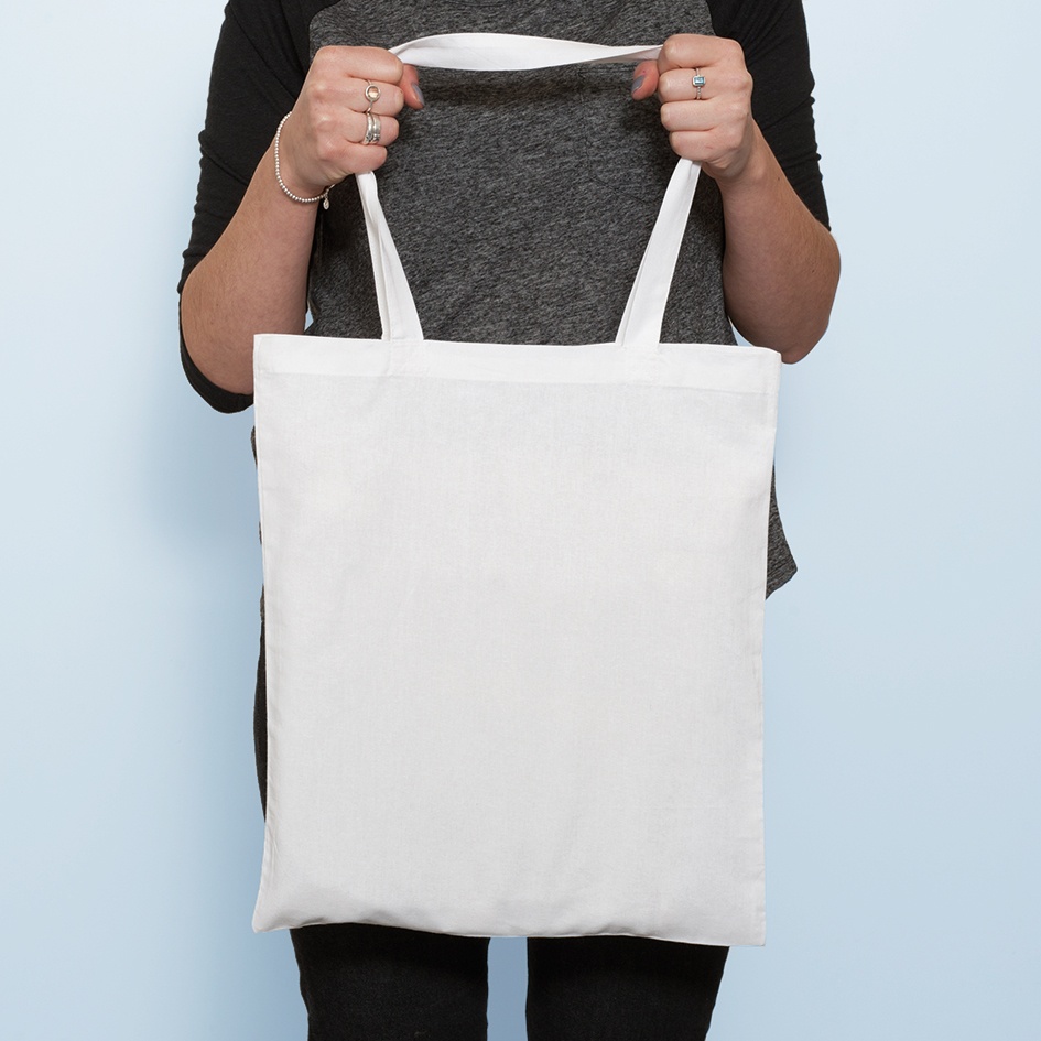 White Cotton Tote Bag