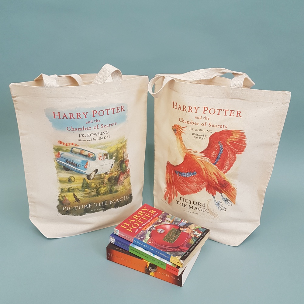 Natural Shopper Bag | Bloomsbury Publishing Harry Potter | Digital Print