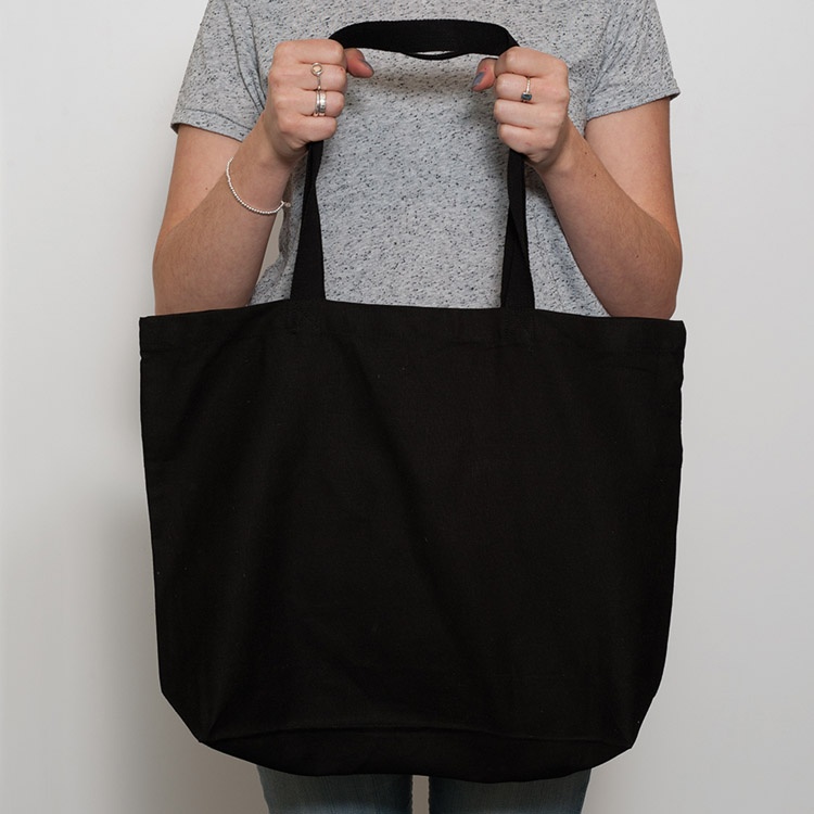 Black Large Shopper Bag